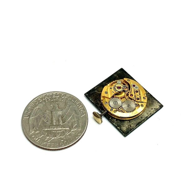 Lucien Piccard Watch Black Dial Swiss Mechanical Movement WORKS FOR REPAIR PARTS - Picture 7 of 8